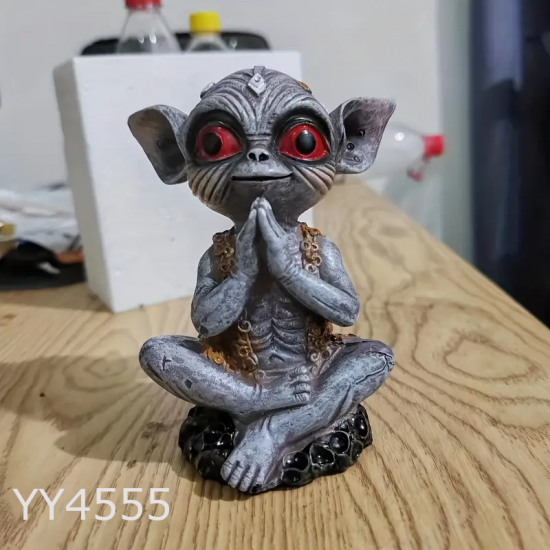 YY4555 Yoga Yapan Elf Biblo Silikon Kalıp: Huzuru ve Eğlenceyi Birleştiren Anlamlı Hediye!