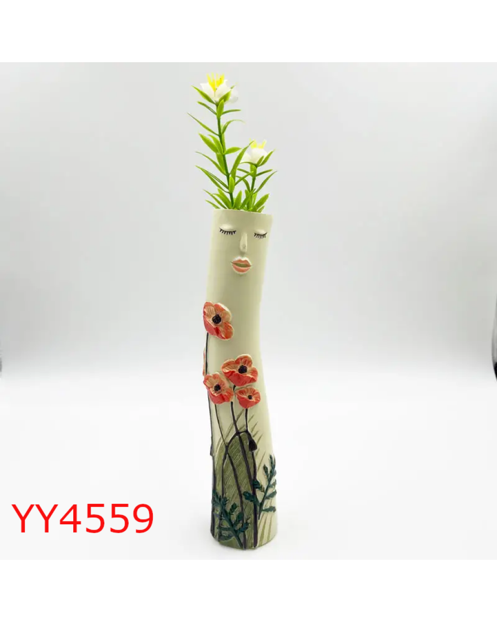 YY4559 Yüz Tasarımlı Vazo Silikon Kalıp: Eşsiz ve Anlamlı Hediye Fikri!