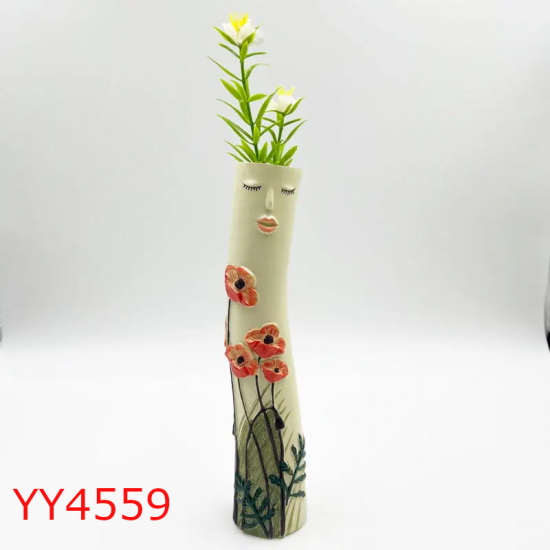 YY4559 Yüz Tasarımlı Vazo Silikon Kalıp: Eşsiz ve Anlamlı Hediye Fikri!