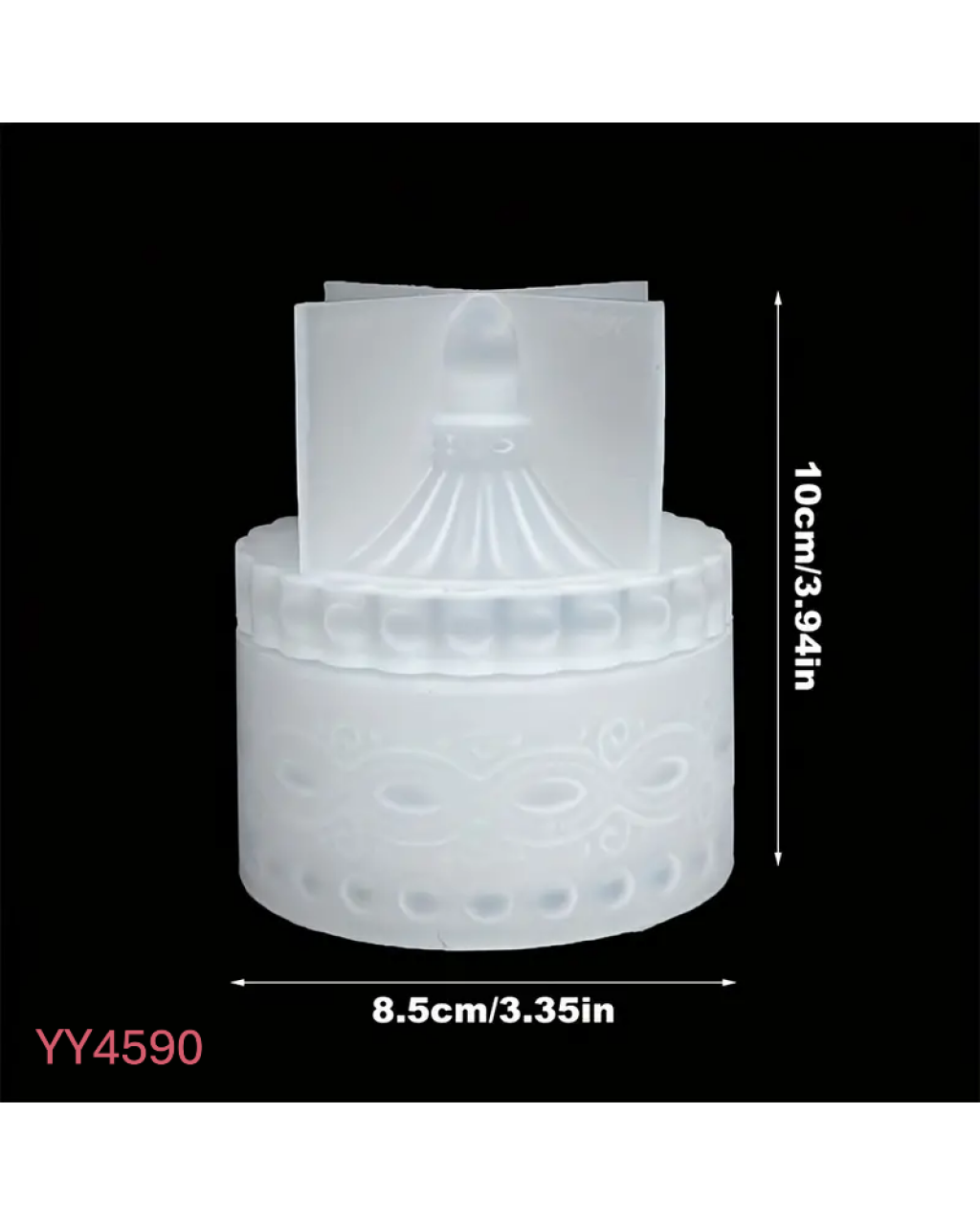 YY4590 Takı Kutusu Mumluk Silikon Kalıp: Pratik ve Anlamlı Hediye Seçeneği!