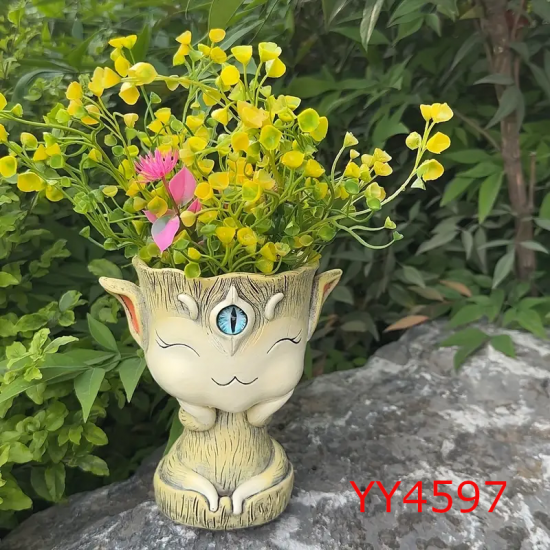 YY4597 Elf Saksı Silikon Kalıp: Sevimliliği ve Doğayı Birleştiren Anlamlı Hediye!