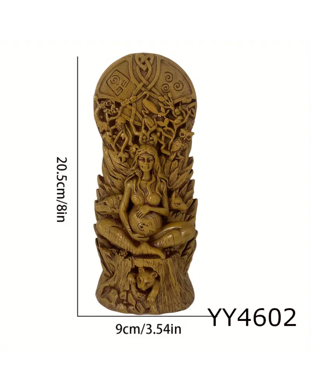 YY4602 Persephone Tanrıçası Biblo Silikon Kalıp: Mitolojik Güzellikle Dolu Anlamlı Hediye!