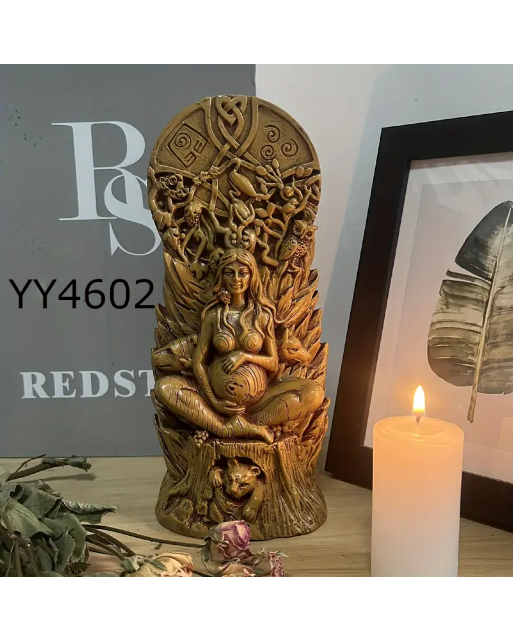 YY4602 Persephone Tanrıçası Biblo Silikon Kalıp: Mitolojik Güzellikle Dolu Anlamlı Hediye!