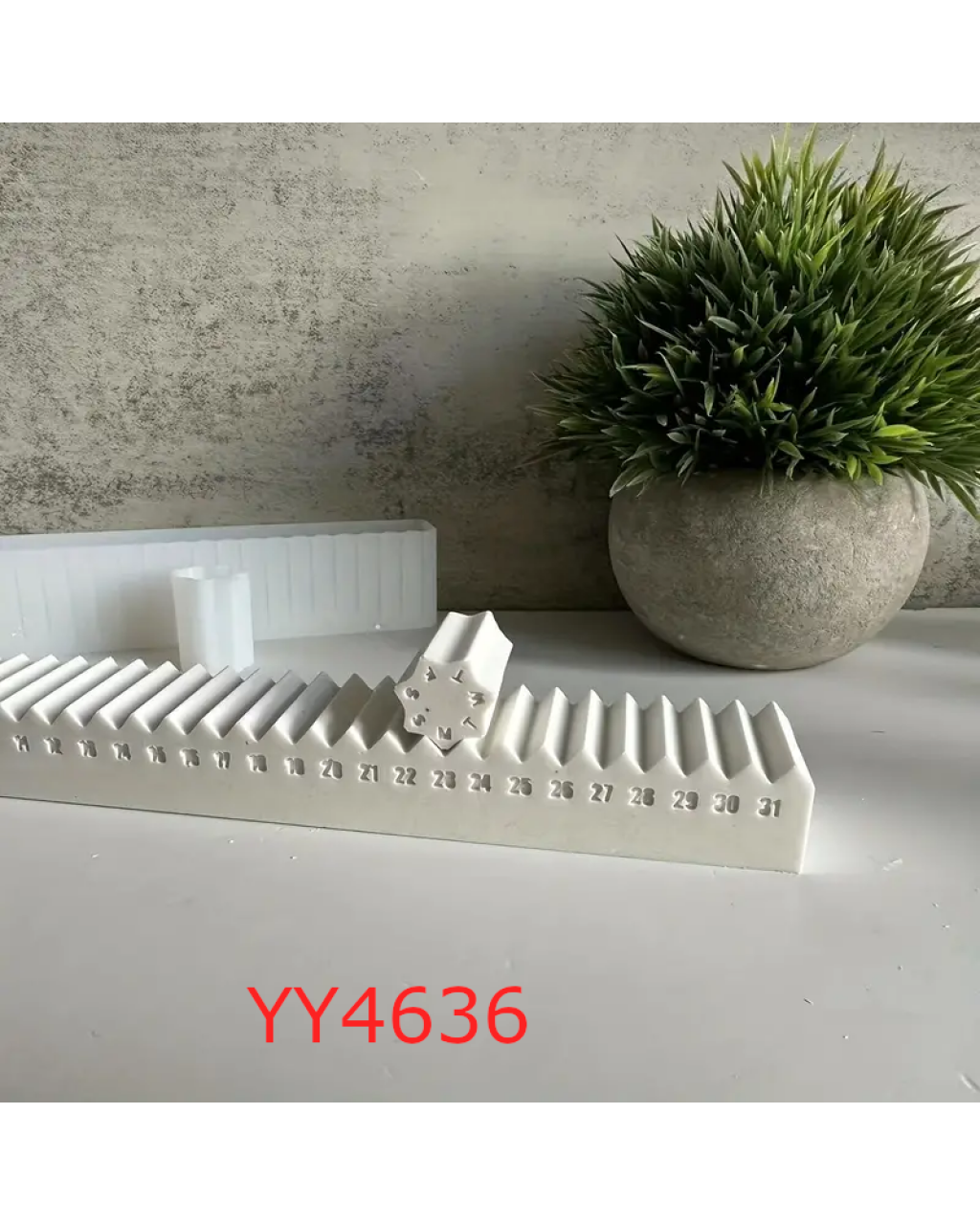 YY4636 - GERİ SAYIM TAKVİMİ - BİBLO - SİLİKON KALIP