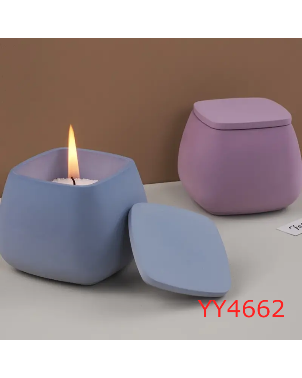 YY4662 Özel Tasarım Mumluk Silikon Kalıbı: Kişiselliği ve Estetiği Yansıtan Hediye!