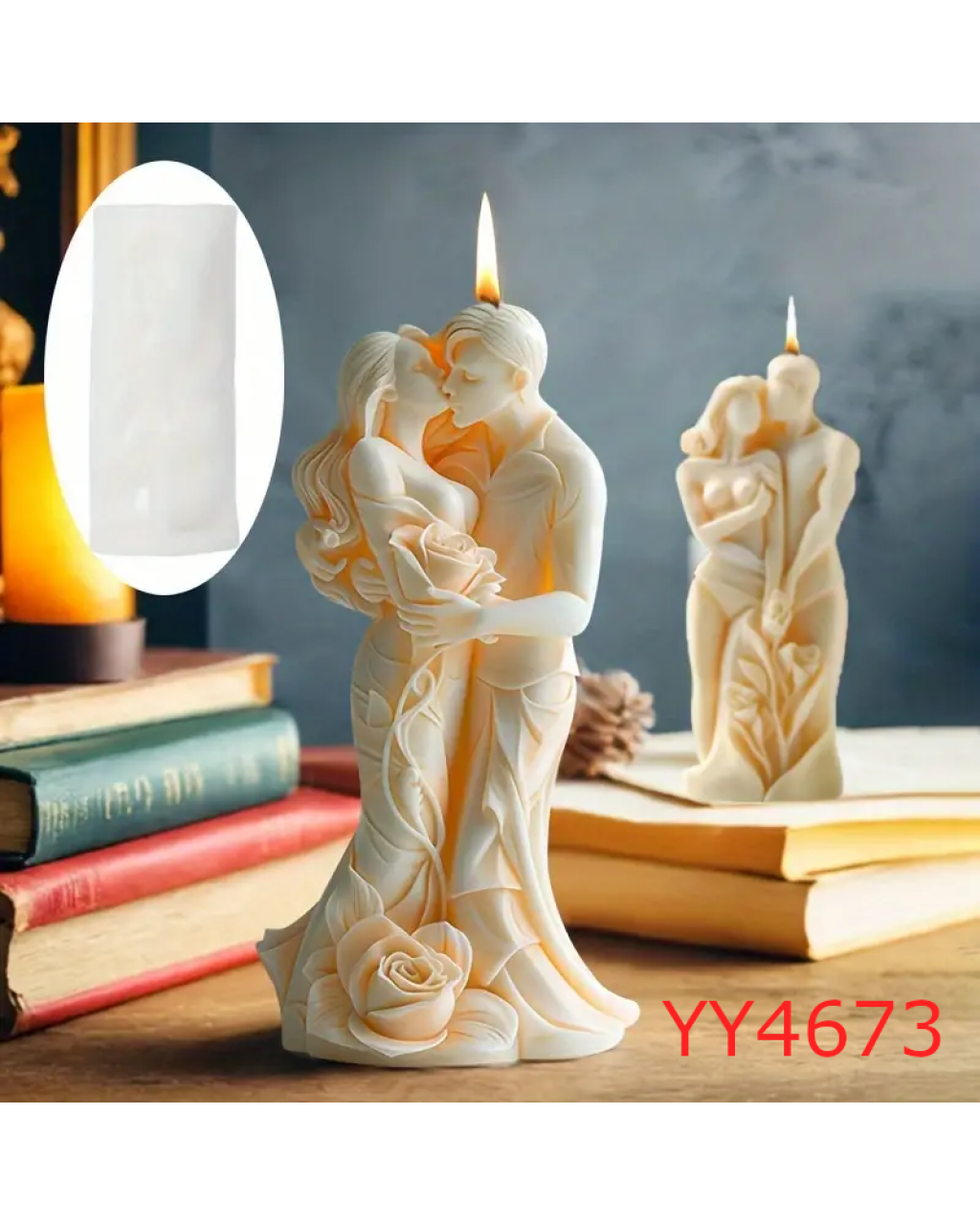 Romantik Çift Mum Biblo Silikon Kalıp: Aşkı ve Sevgi Dolu Anları Yansıtan Anlamlı Hediye! Romantik Çift Mum Biblo Silikon Kalıp: Aşkı ve Sevgi Dolu Anları Yansıtan Anlamlı Hediye!