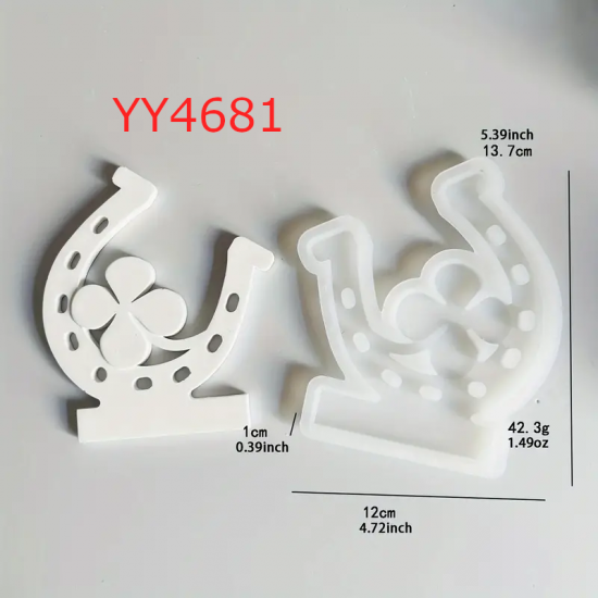 YY4681 - AT NALI - DEKOR - SİLİKON KALIP YY4681 - AT NALI - DEKOR - SİLİKON KALIP