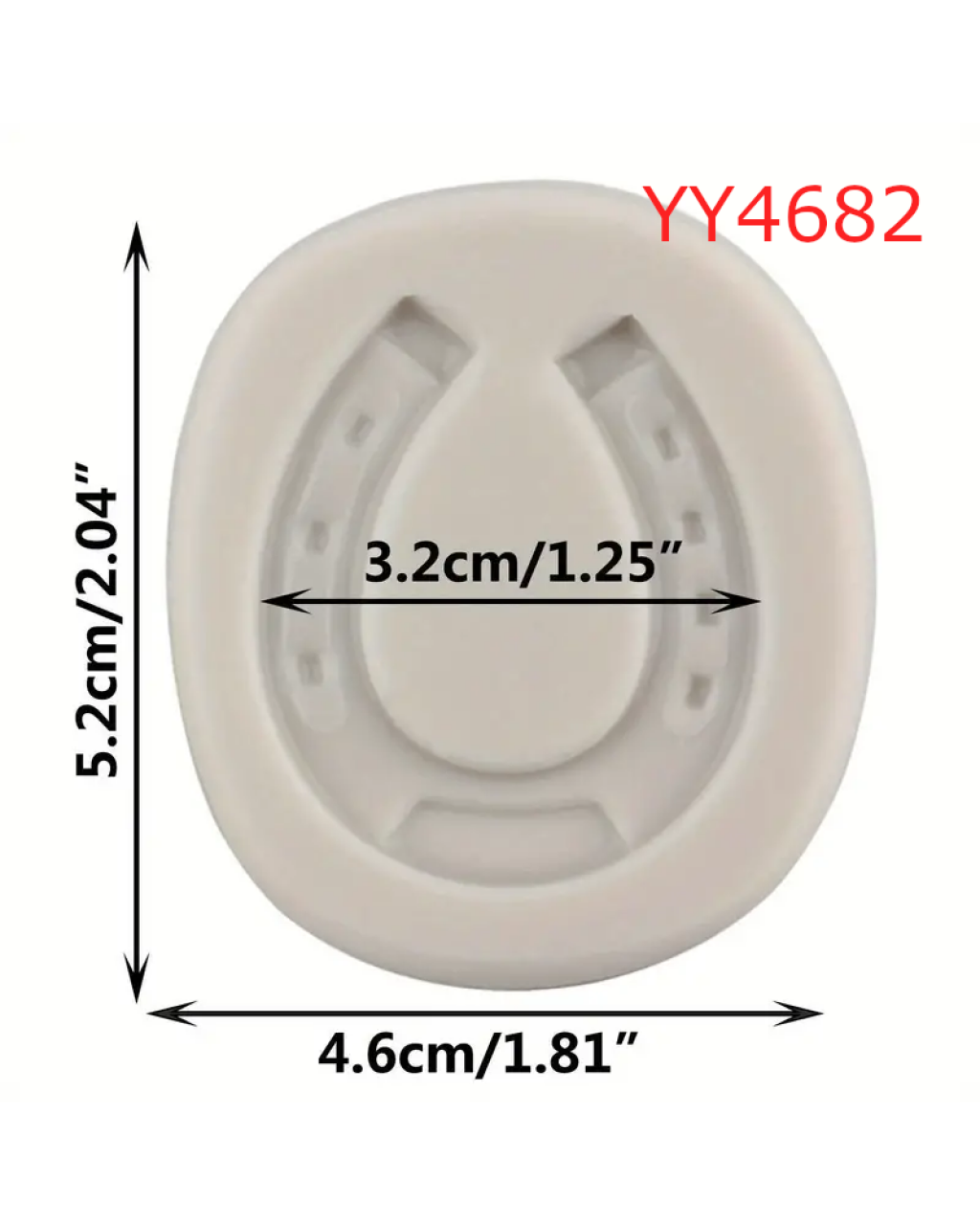 YY4682 - AT NALI BİBLO - SİLİKON KALIP