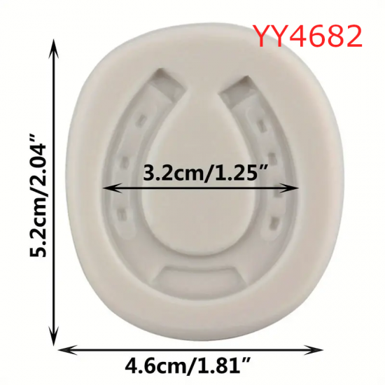 YY4682 - AT NALI BİBLO - SİLİKON KALIP