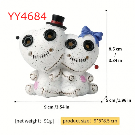 YY4684 Bez Bebek Çift Tütsülük Silikon Kalıp: Sevimli ve Anlamlı Hediye Seçeneği! YY4684 Bez Bebek Çift Tütsülük Silikon Kalıp: Sevimli ve Anlamlı Hediye Seçeneği!