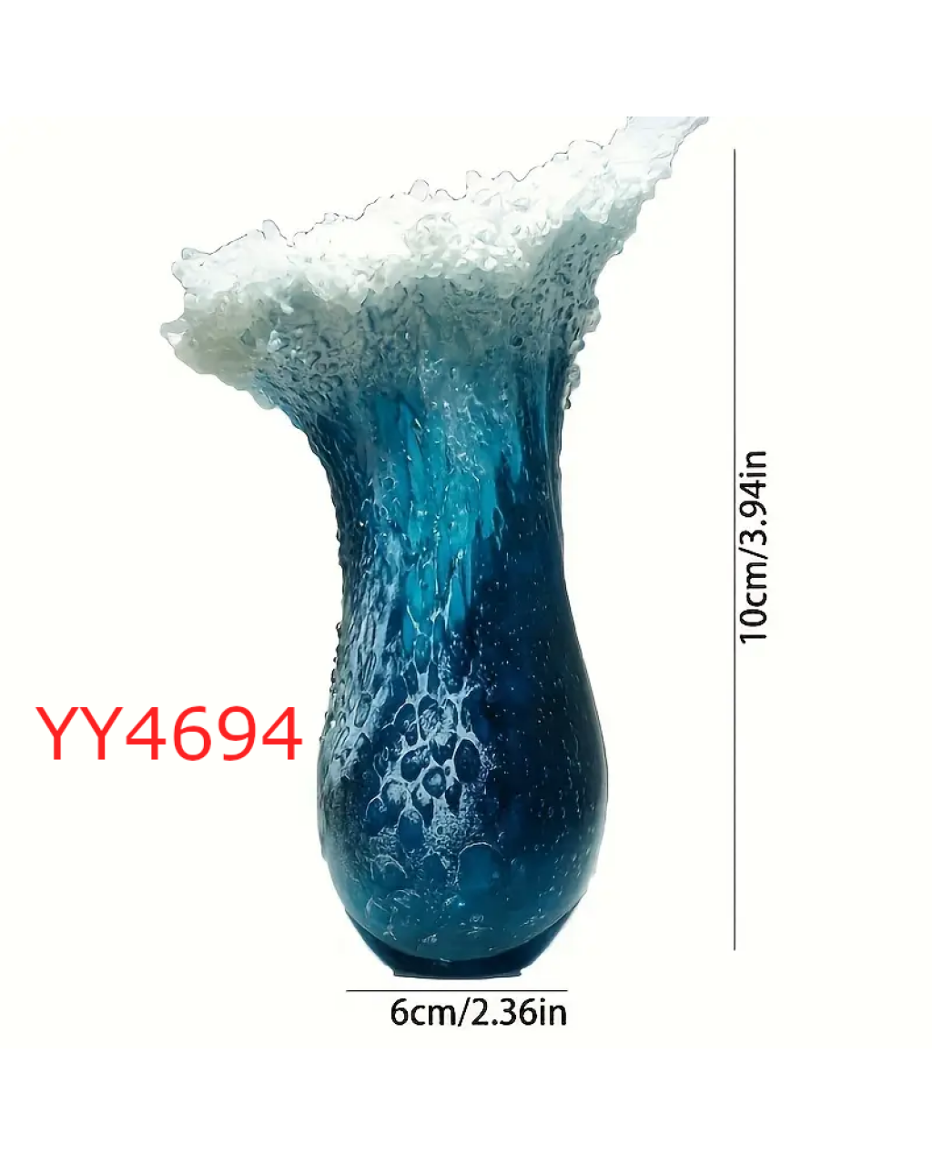 YY4694 - DALGA TASARIMLI VAZO - SİLİKON KALIP YY4694 - DALGA TASARIMLI VAZO - SİLİKON KALIP