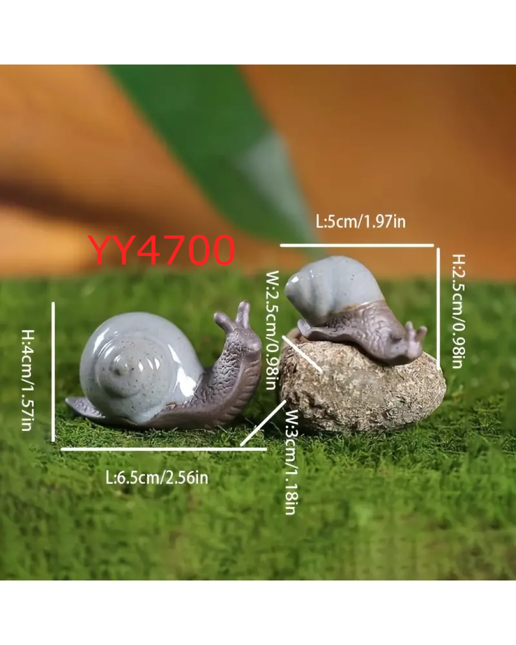 YY4700 Salyangoz Biblo Silikon Kalıp: Sevimli ve Eğlenceli Hediye Seçeneği!