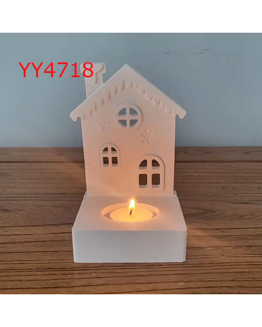YY4718 - EV TEMALI DEKOR MUMLUK - SİLİKON KALIP