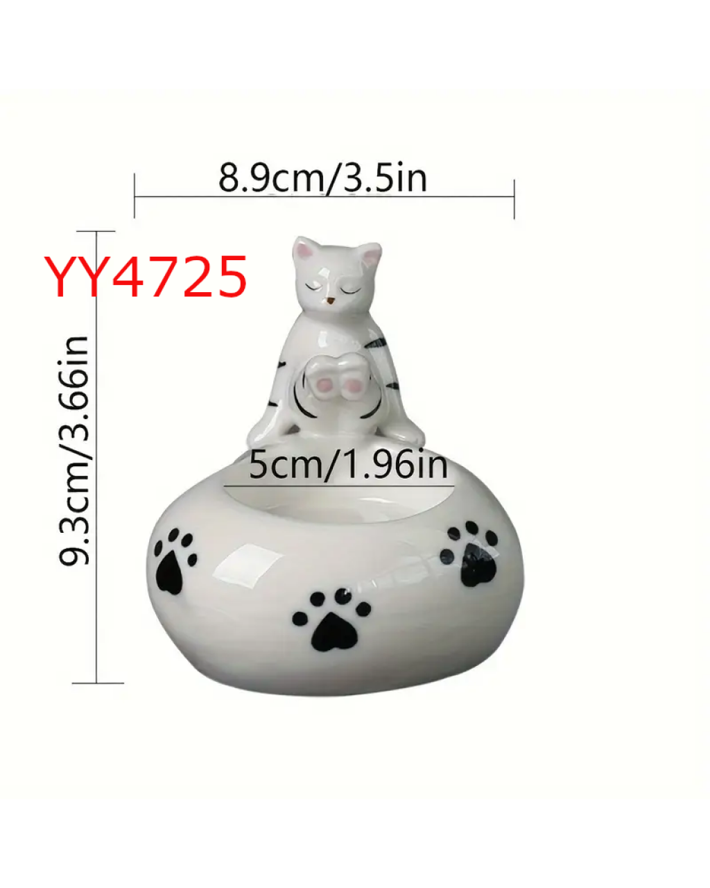 YY4725 - KEDİ MUMLUK - SİLİKON KALIP 
