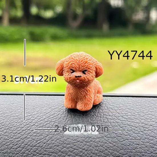 YY4744 4'lü Minik Köpekler Biblo Silikon Kalıp: Sevimli ve Eğlenceli Hediye Seçeneği!