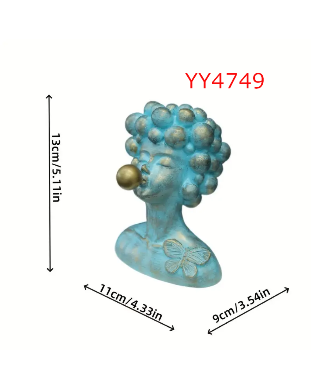YY4749 - BALONLU KIZ - SAKSI - SİLİKON KALIP