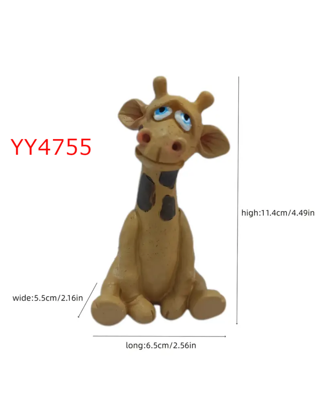 YY4755 Zürafa Geri Akış Tütsülük - Silikon Kalıp – Zarif ve Şık Dekoratif Hediye!