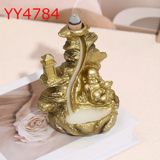 Buda Zen - Geri Akış Tütsülük - Silikon Kalıp – Huzurlu ve Spiritüel Dekoratif Hediye!