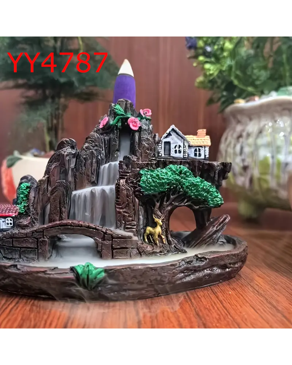 YY4787 Harikalar Diyarı Geri Akış Tütsülük – Silikon Kalıp – Masalsı ve Şık Dekoratif Hediye!