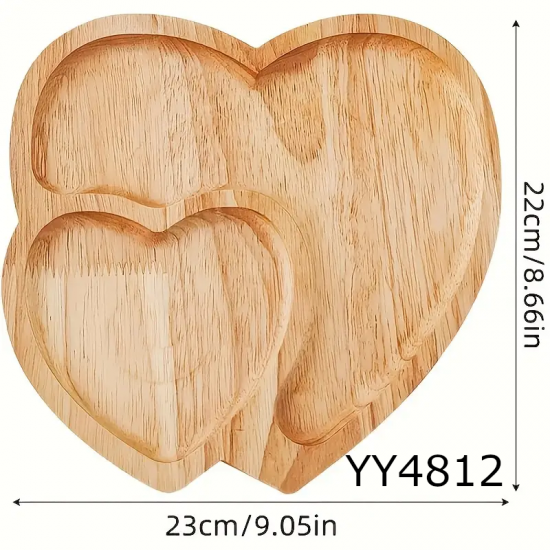YY4812 - KALP TEMALI SUNUMLUK - SİLİKON KALIP YY4812 - KALP TEMALI SUNUMLUK - SİLİKON KALIP