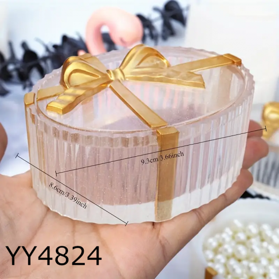YY4824 - OVAL TAKI KUTUSU - MUMLUK - SİLİKON KALIP 