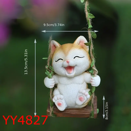 YY4827 Sallanan Kedi Biblo Silikon Kalıp: Sevimliliği ve Neşeyi Yansıtan Anlamlı Hediye!