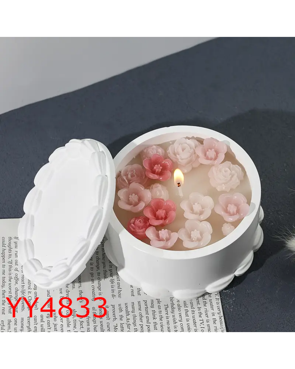 YY4833 KREMA TASARIMLI TAKI KUTUSU MUMLUK SİLİKON KALIP: ANNELER GÜNÜ'NDE SEVDİKLERİNİZE ANLAM DOLU BİR HEDİYE!