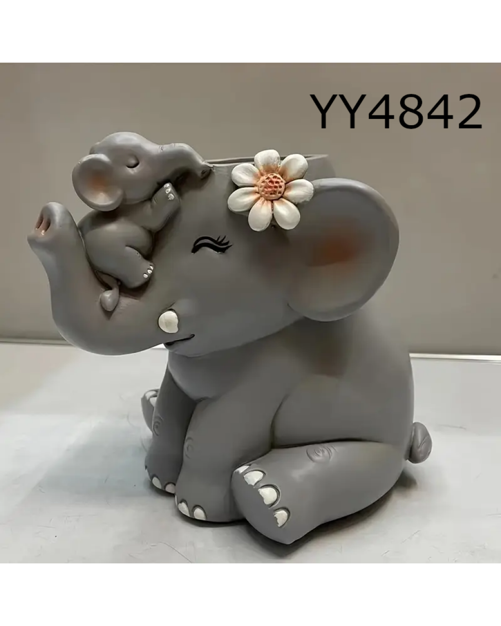 YY4842 Fil Figürlü Kalemlik & Sukulent Saksısı Silikon Kalıp • El Yapımı Sevimli Tasarımlar için Hediye Seçeneği! YY4842 Fil Figürlü Kalemlik & Sukulent Saksısı Silikon Kalıp • El Yapımı Sevimli Tasarımlar için Hediye Seçeneği!