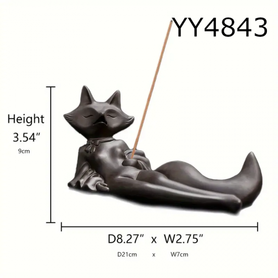 YY4843 - FOX - TİLKİ - TÜTSÜLÜK - SİLİKON KALIP YY4843 - FOX - TİLKİ - TÜTSÜLÜK - SİLİKON KALIP