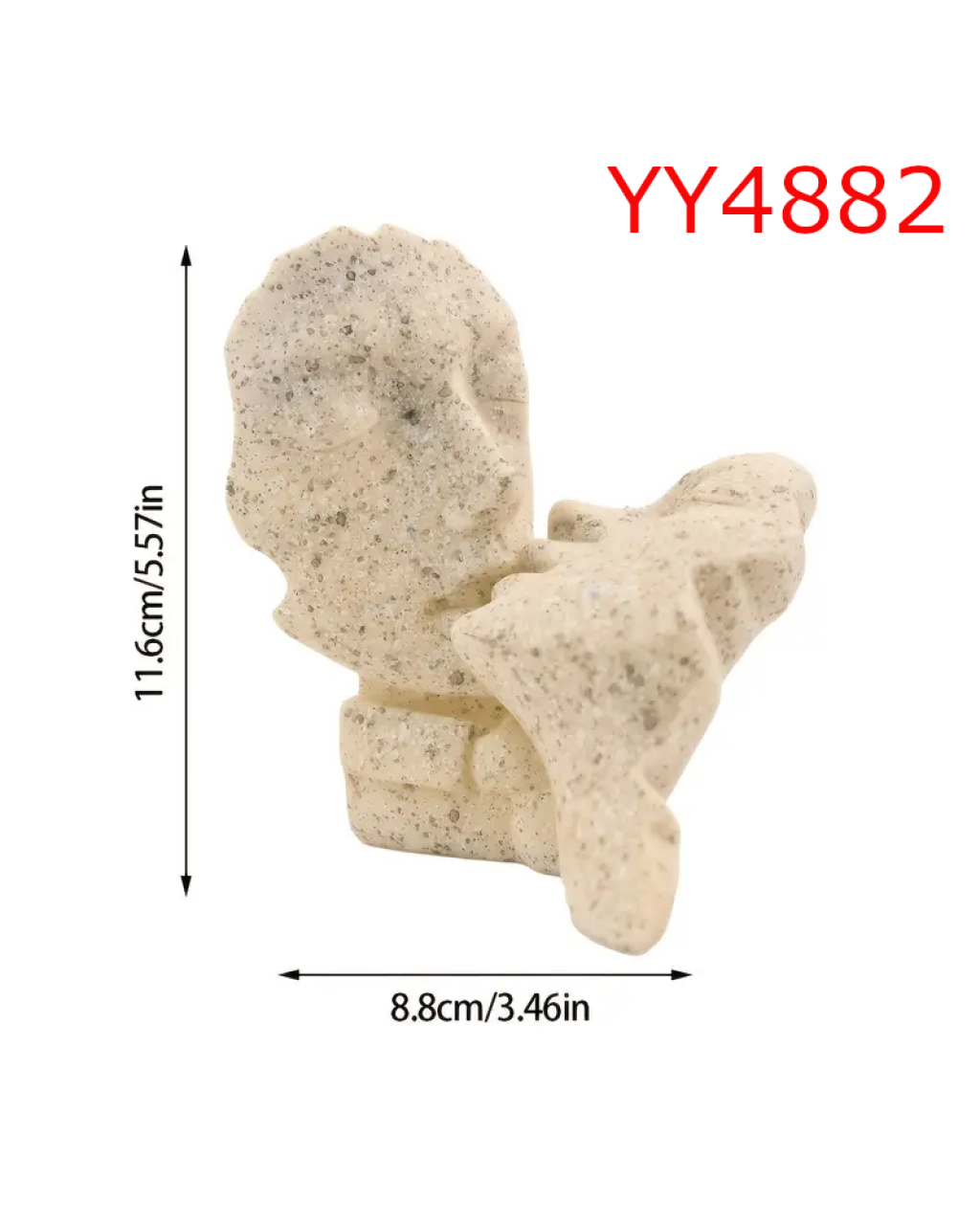 YY4882 Öpüşen Çift Soyut Biblo Mum Silikon Kalıbı: Aşkı ve Zarafeti Yansıtan Anlamlı Hediye!