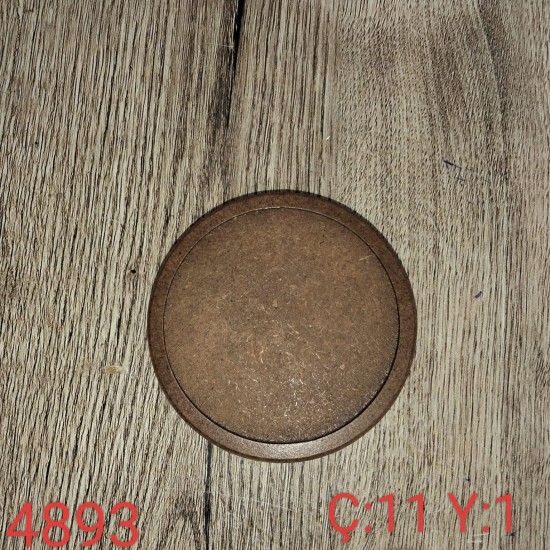 YY4893 - YUVARLAK TABANLIK - SUNUMLUK - SİLİKON KALIP 