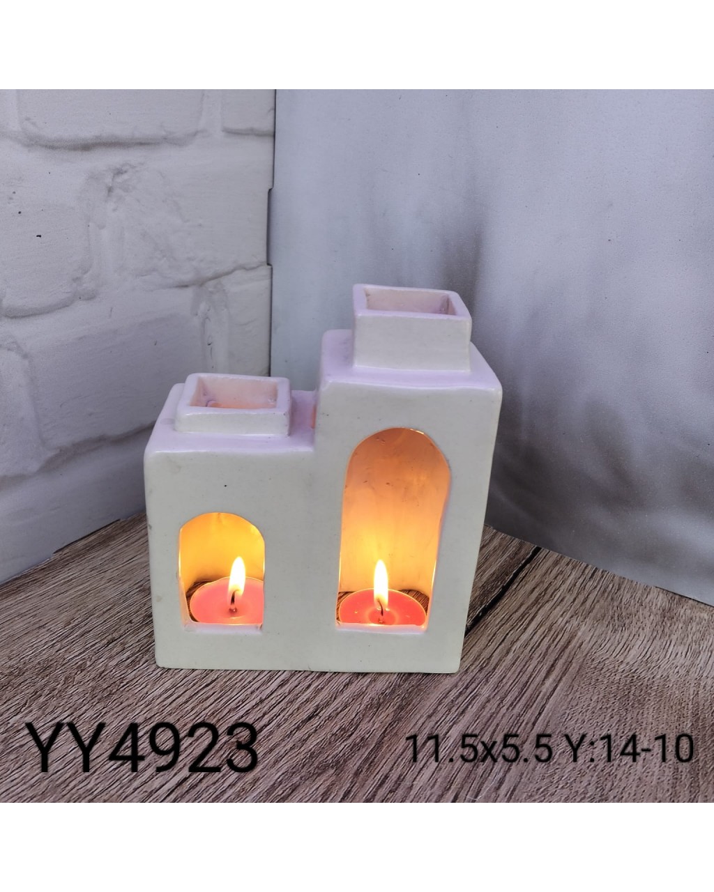 YY4923 - İKİLİ TASARIM MUMLUK - SİLİKON KALIP