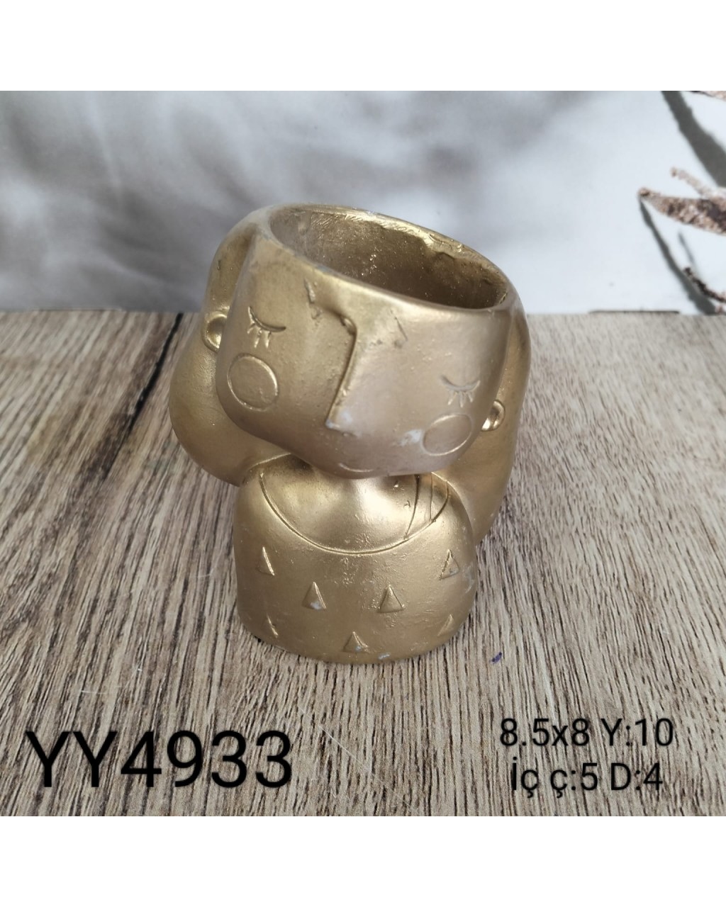YY4933 - SUKULENT KIZ - SİLİKON KALIP