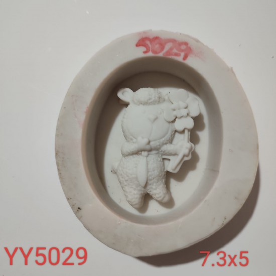  YY5029 - ÇİÇEKLİ KIZ - SİLİKON KALIP