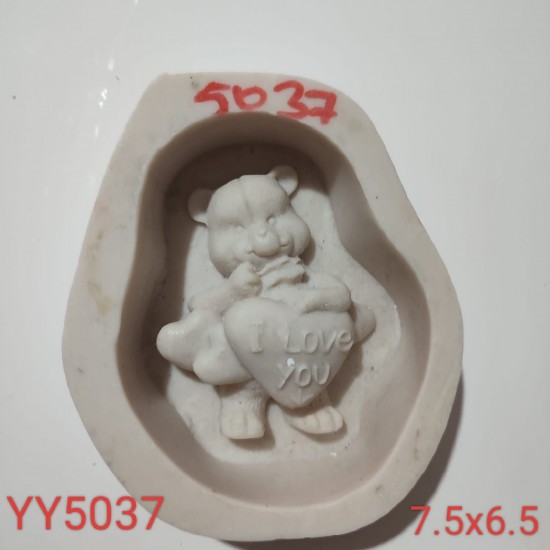 YY5037 - I LOVE YOU AYI - SİLİKON KALIP