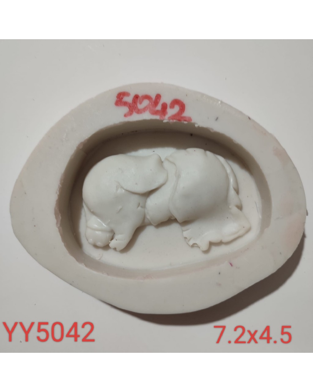 YY5042 - BATTANİYELİ FİL - SİLİKON KALIP