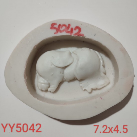 YY5042 - BATTANİYELİ FİL - SİLİKON KALIP