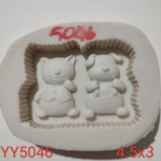 YY5046 - KEDİ & KÖPEK - SİLİKON KALIP