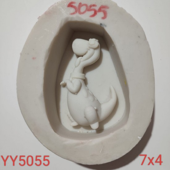 YY5055 - SEVİMLİ DİNO - SİLİKON KALIP