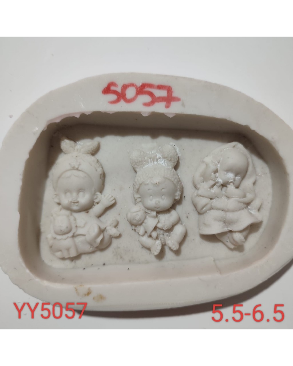 YY5057 - 3'LÜ BEBEK - SİLİKON KALIP