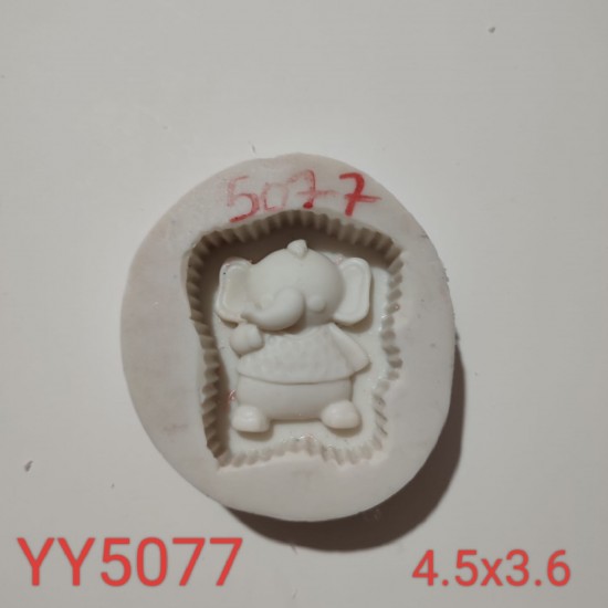 YY5077 - ELBİSELİ FİL - SİLİKON KALIP