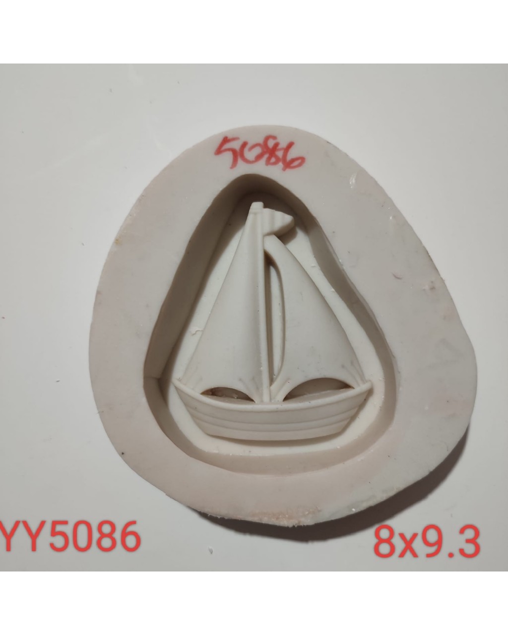YY5086 - YELKENLİ TEKNE - SİLİKON KALIP