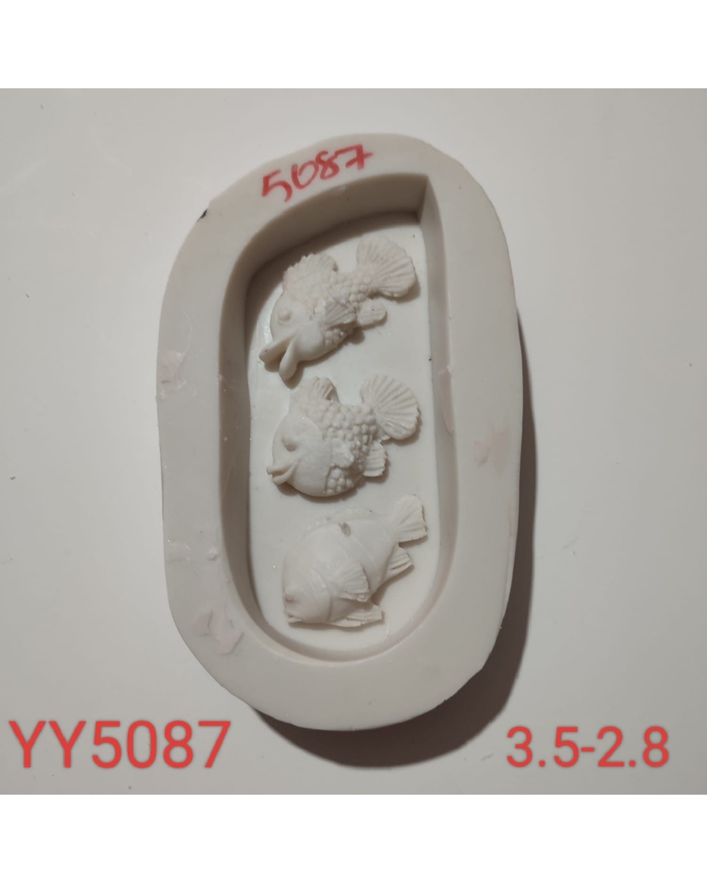 YY5087 - ÇOKLU BALIK - SİLİKON KALIP 
