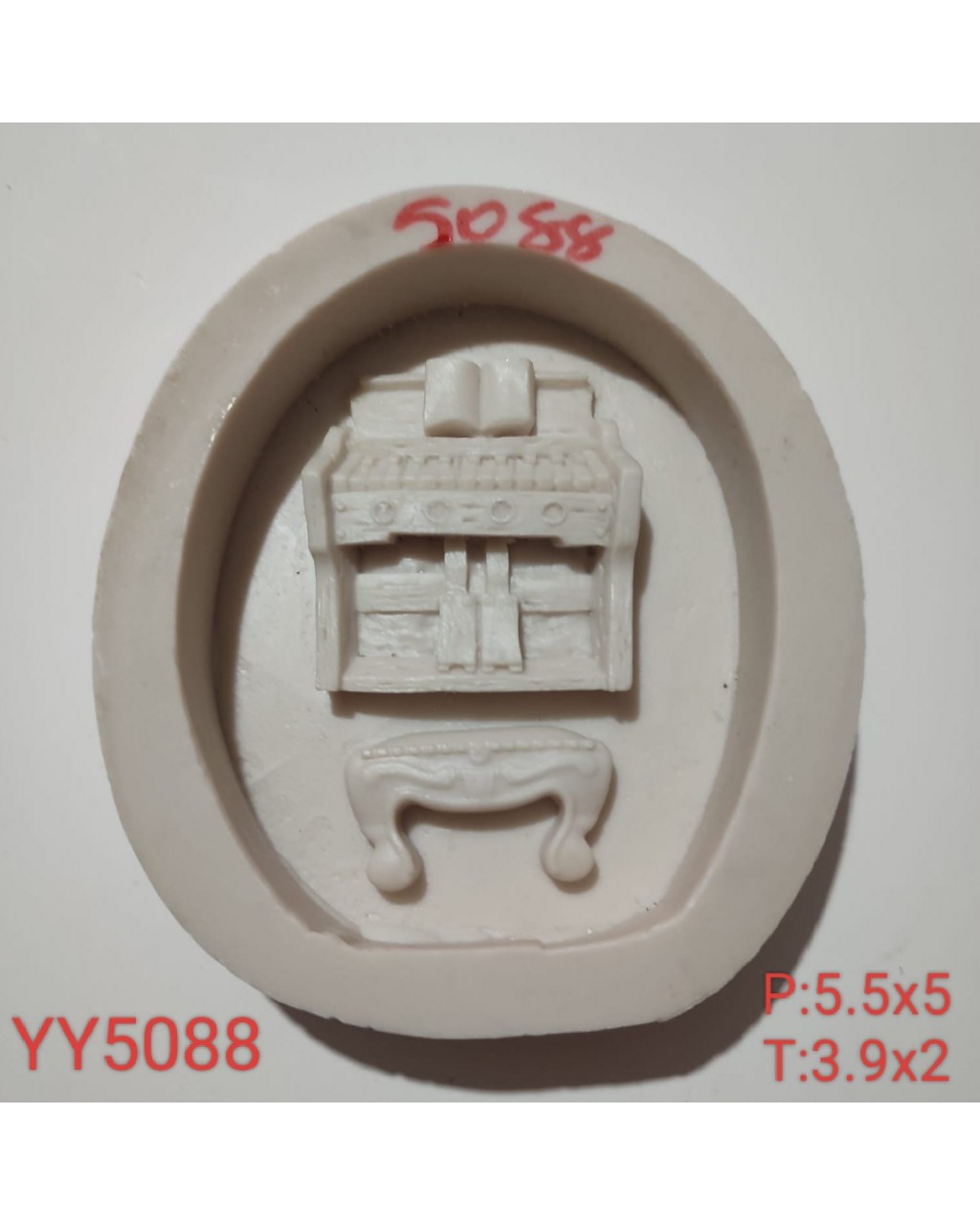 YY5088 - TABURELİ PİYANO - SİLİKON KALIP