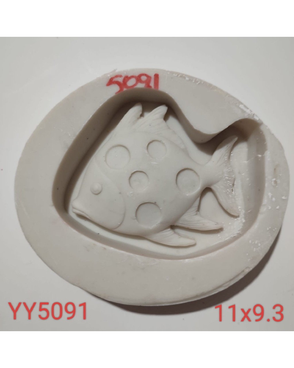 YY5091 - BENEKLİ BALIK - SİLİKON KALIP