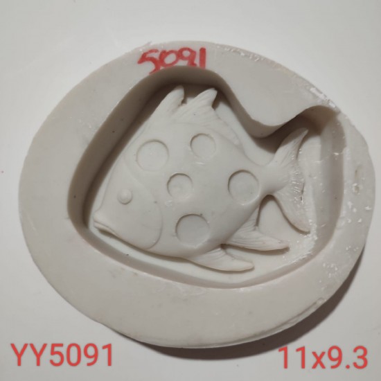 YY5091 - BENEKLİ BALIK - SİLİKON KALIP
