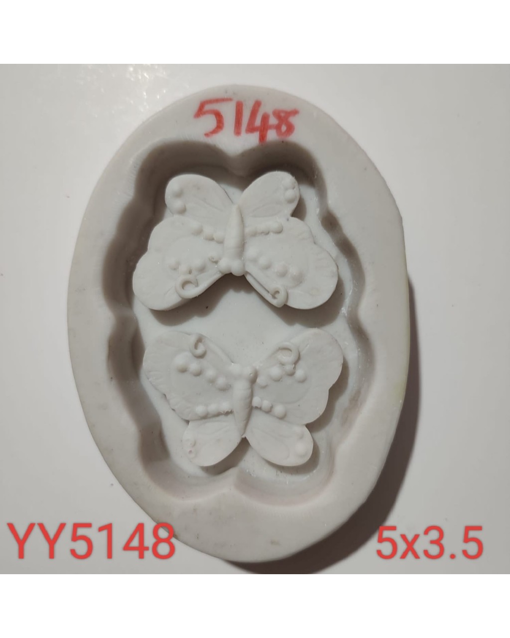 YY5148 - 2'Lİ KELEBEK - SİLİKON KALIP