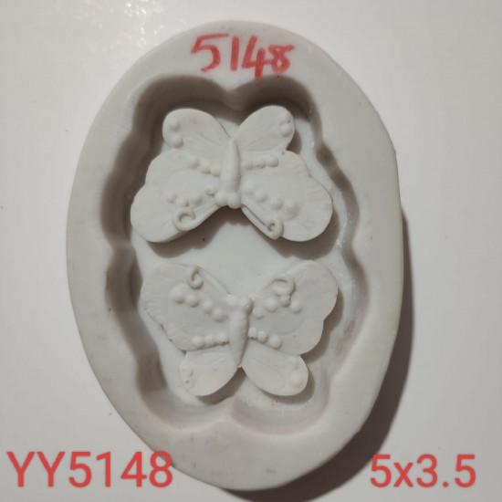 YY5148 - 2'Lİ KELEBEK - SİLİKON KALIP