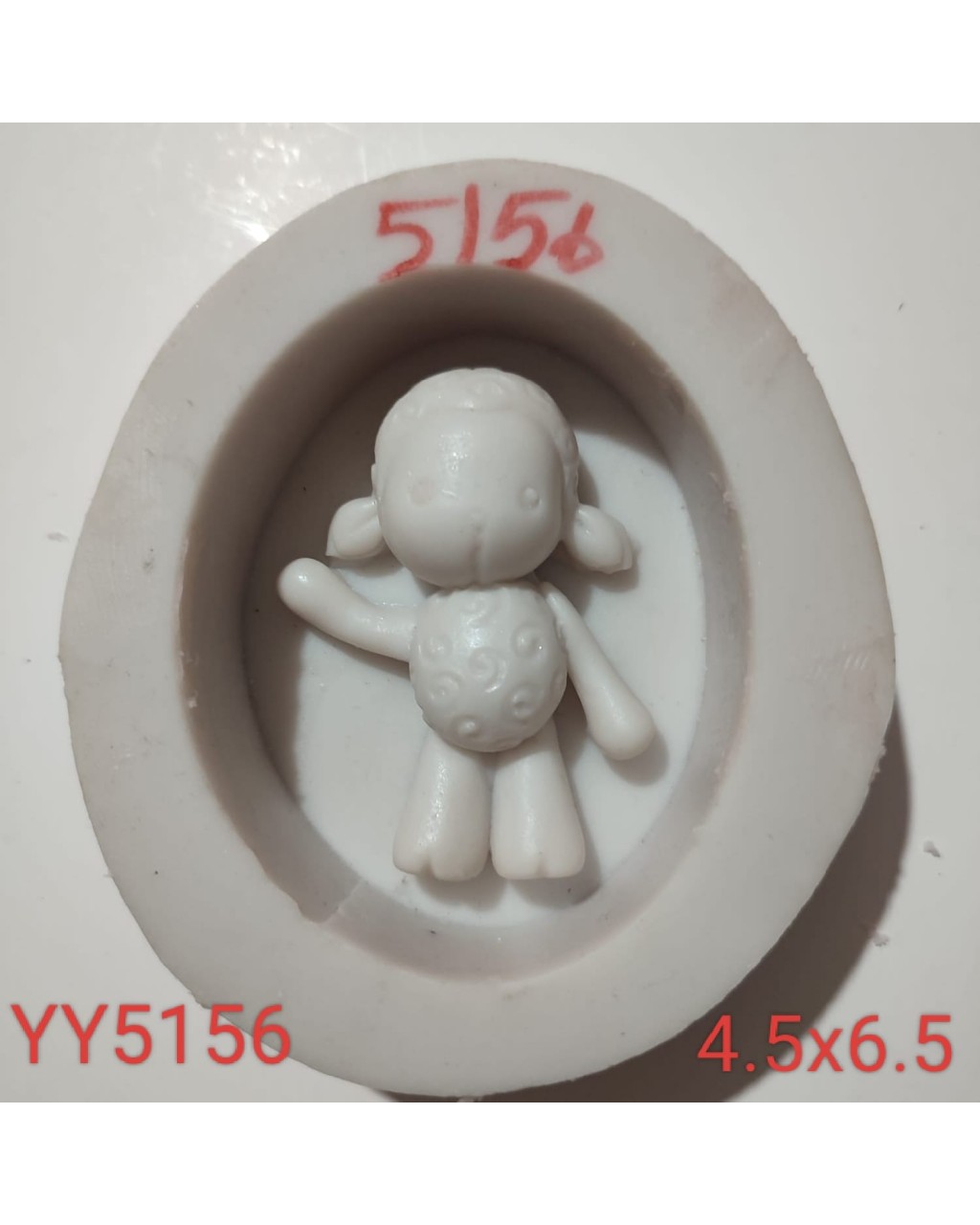 YY5156 - EL SALLAYAN KUZU - SİLİKON KALIP