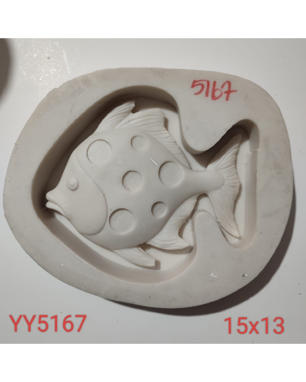 YY5167 - BENEKLİ BALIK - SİLİKON KALIP